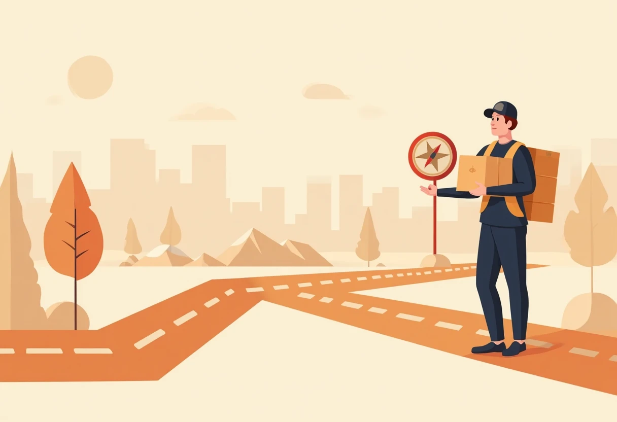 Career navigation in delivery jobs